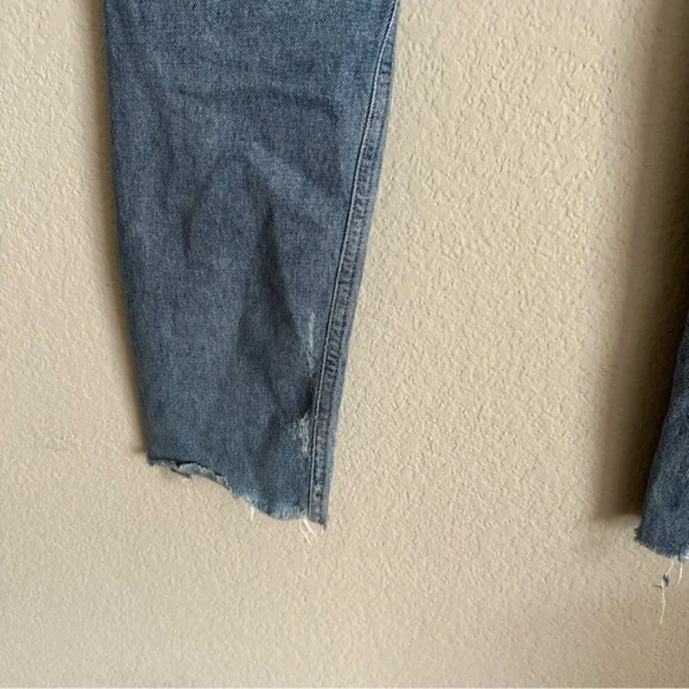Agolde Feel Good Jamie Distressed Organic Cotton High Rise Button Fly Jeans 29 - Picture 11 of 15